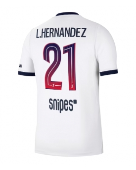 Paris Saint-Germain Lucas Hernandez #21 Maglia Gara Trasferta Repliche 2026-27 Maniche Corte